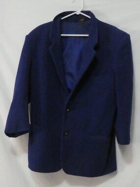 GAP Vintage Cobalt Blue Wool Blend Blazer Jacket - Size Medium